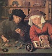 Quentin Massys The Moneylender and His Wife (mk05) oil painting artist
